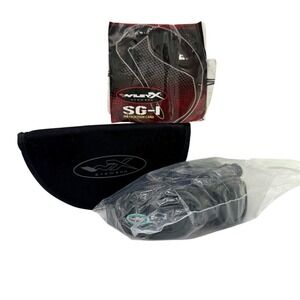 Wiley X SG-1 Tactical Goggles Black Sunglasses Ballistic Interchangable Lens NWT